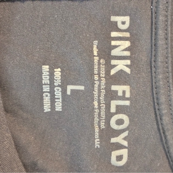 Pink Floyd Gray Cotton Tee - Picture 3 of 3